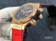 HB Factory Hublot Big Bang Unico King Gold 45 MM Red Rubber Strap Copy HUB1241 Unico Watch 411.OX.1180 (4)_th.jpg